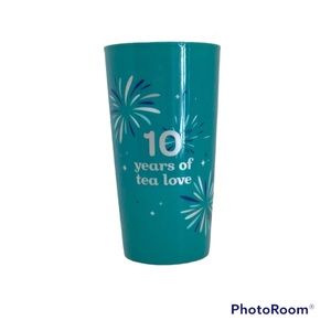 🍄 David's Tea Tumbler with lid - 10 Years of Loving Tea